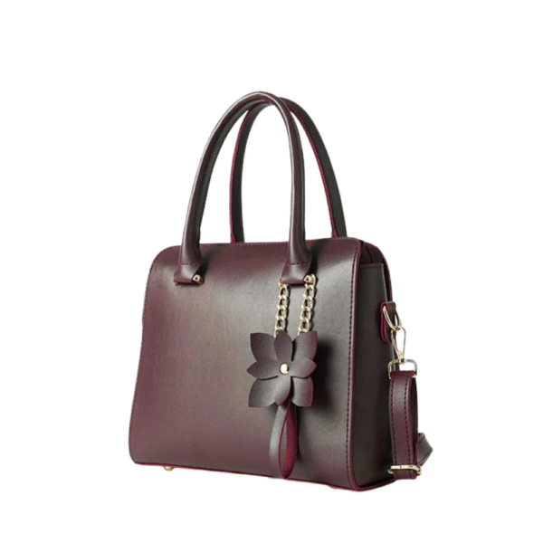 Mirevia Floweret Bag Maroon - Image 2
