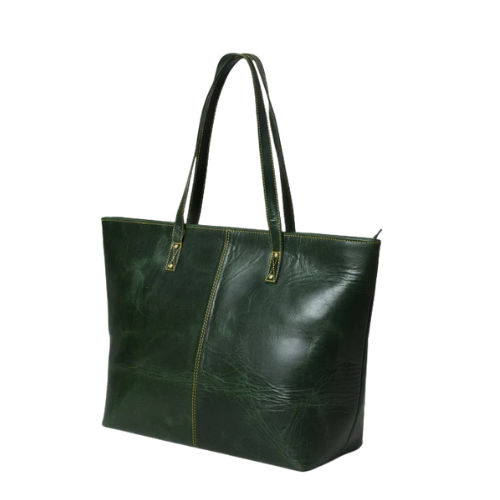 Mirevia Verde Executive Leather Shoulder Bag - Image 2
